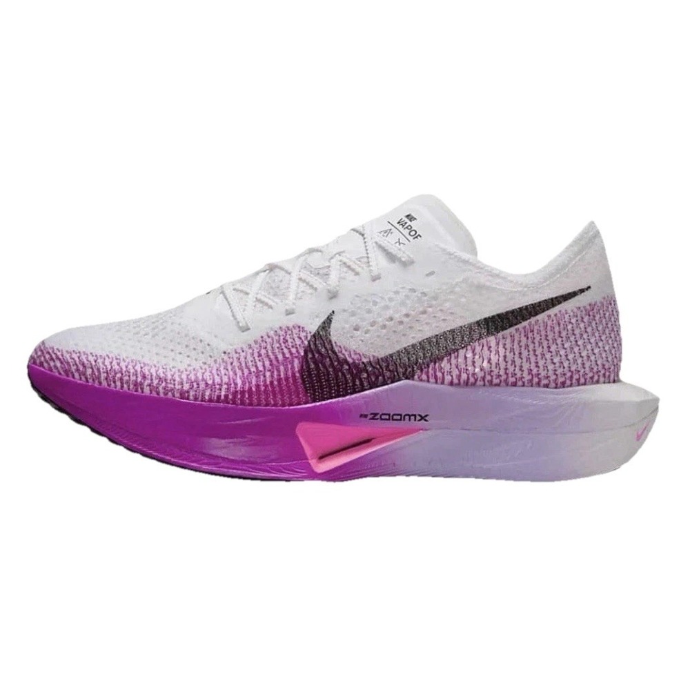 Nike Zoomx Vaporfly Next% 3 White Black-Vivid Purple DV4129-104 Mens Size 9.5